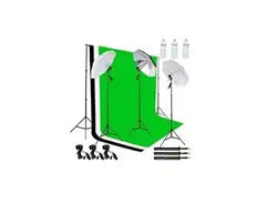 Emart 1500w Photo/Video Green Screen & Lighting Kit main image