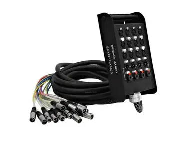 Seismic 12 Channel 25' XLR Snake Cable with 1/4"