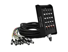 Seismic 12 Channel 25' XLR Snake Cable with 1/4"
