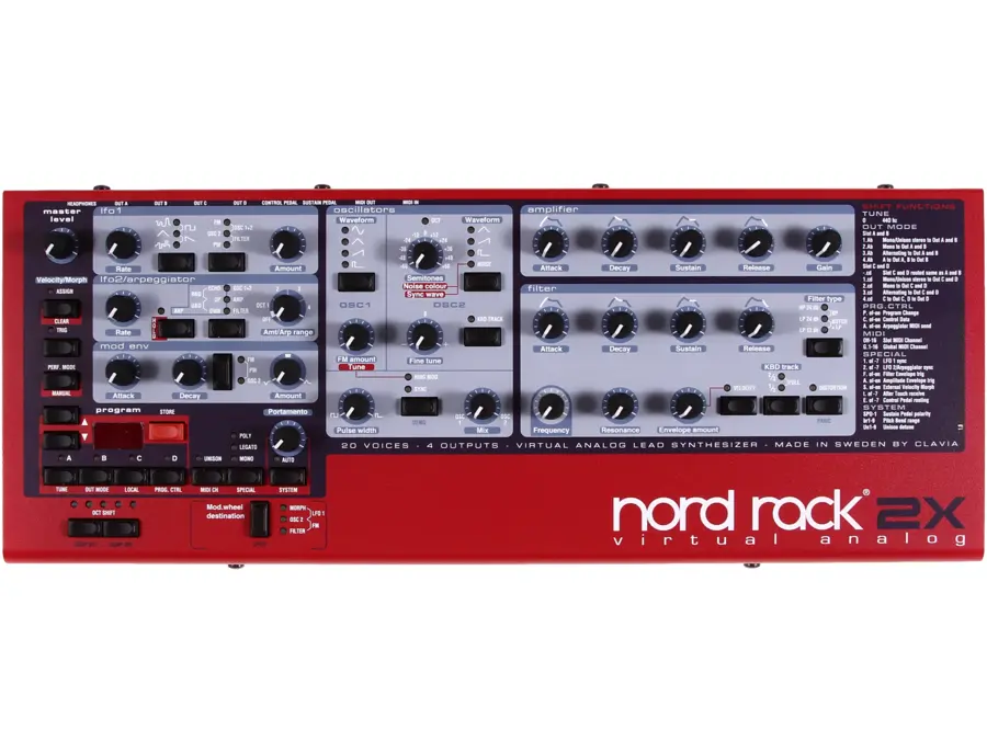 Clavia Nord Rack 2X VA Synthesizer - Best Deals, Reviews, & Pro Users |  Equipboard