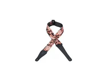 Levy's MPD2-004 Sublimation Series 2 inch Polyester Guitar Strap - Paisley/Flowers