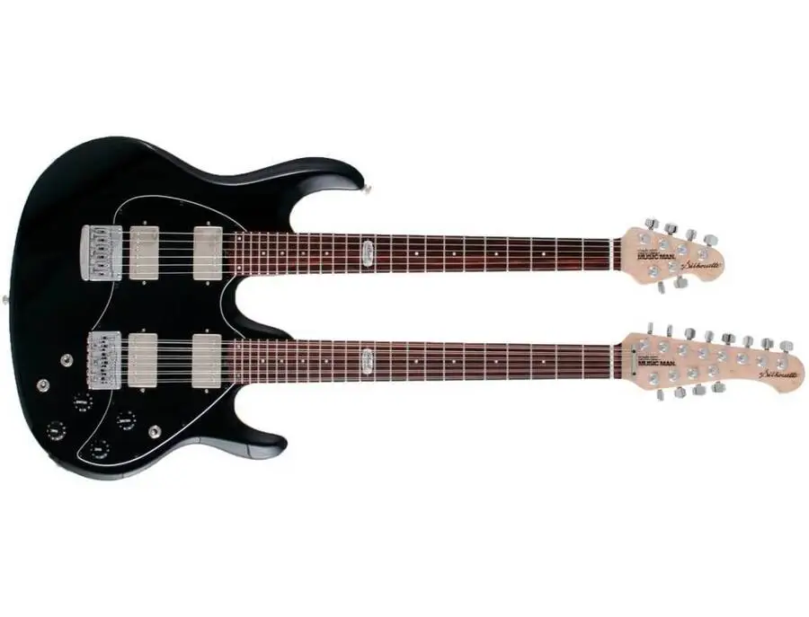 Ernie Ball Music Man - Silhouette Double Neck Electric Guitar