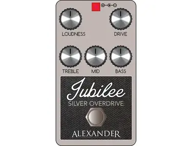 Alexander Pedals Jubilee Silver Overdrive Pedal