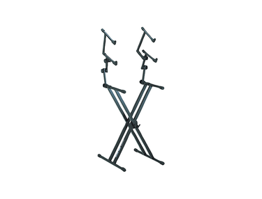 Quik Lok QL-623 X-Style Double Brace Three-Tier Heavy Duty Keyboard Stand