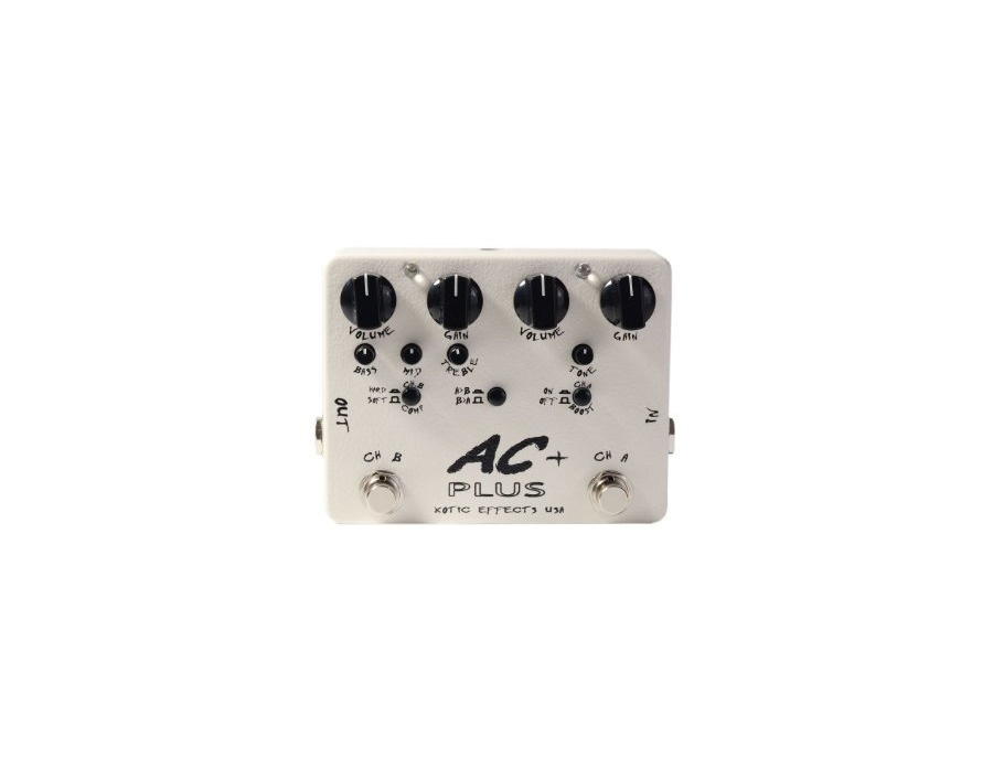 Xotic AC Plus - 2-channel Boost/Overdrive Pedal with Compressor