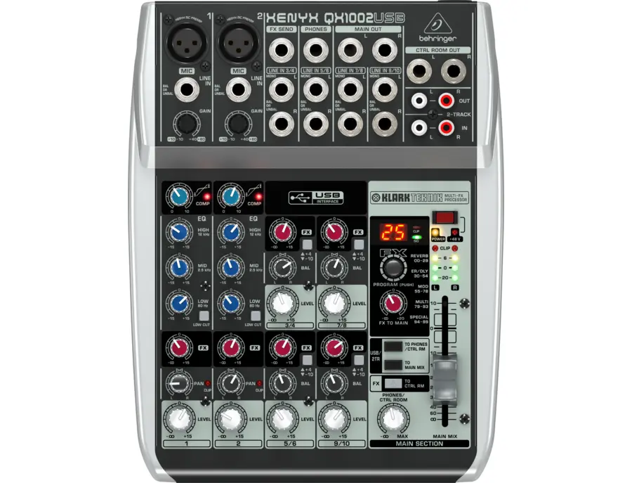 Behringer Xenyx QX1002USB - What To Know & Where To Buy | Equipboard Behringer Xenyx QX1002USB - What To Know & Where To Buy | Equipboard