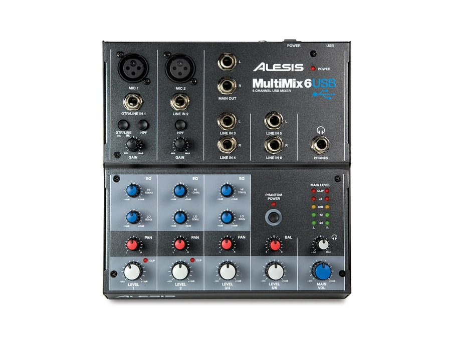 ALESIS MultiMIX6 USB アナログミキサー 新品 【公式通販】