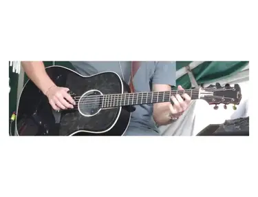 Kim Churchill's Custom Guitar By Churchill Guitars
