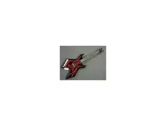 B.C. Rich Metal Master Warlock Electric Guitar Black With Tribal Fire main image