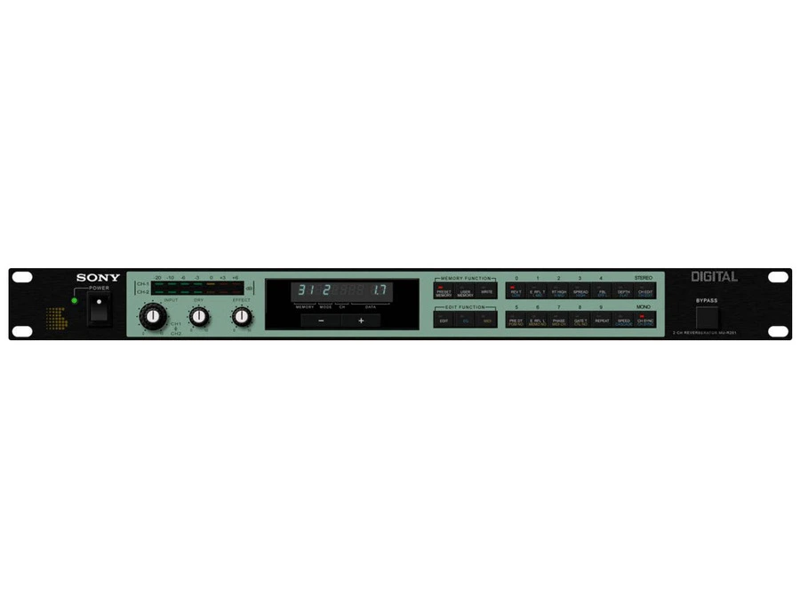 Sony MU-R201 Stereo Digital Reverb - What To Know & Where To Buy Sony MU-R201 Stereo Digital Reverb - What To Know & Where To Buy