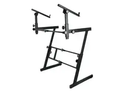 On-Stage KS7365EJ Pro Heavy-Duty Folding-Z Keyboard w/ 2nd Tier