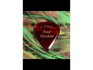 V-Picks Red Rocker for electric guitar