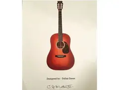 Martin 12-fret Custom Dreadnought with Orange Sunburst