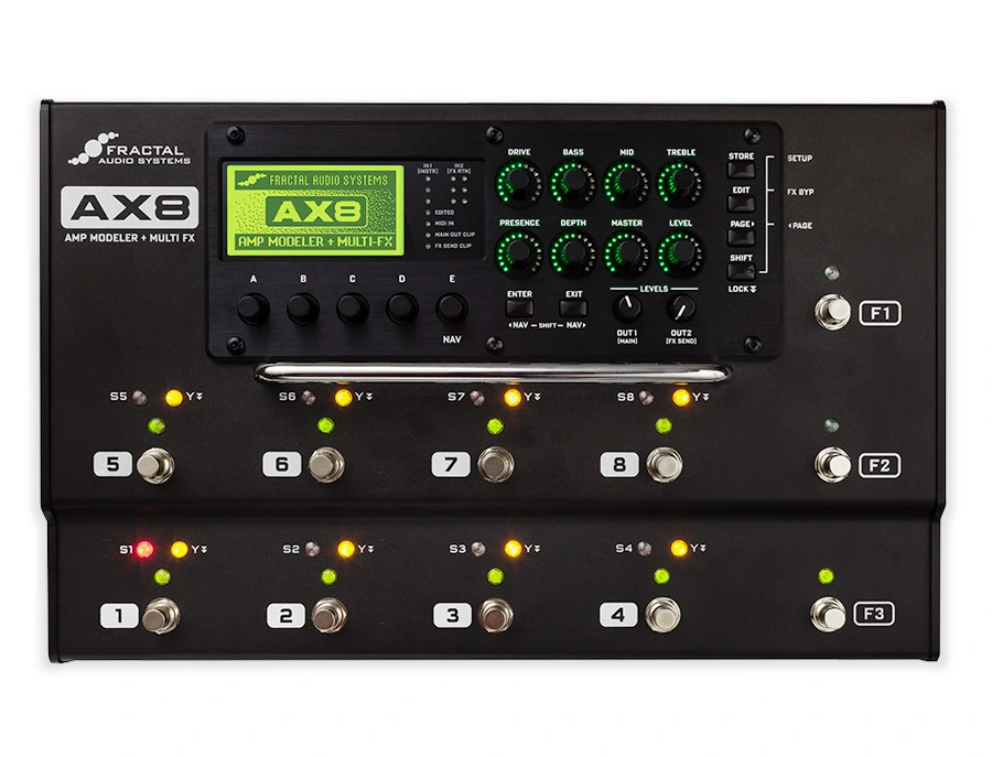 Fractal Audio Systems AX8 Amp Modeler/Multi-FX Processor - What To Fractal Audio Systems AX8 Amp Modeler/Multi-FX Processor - What To