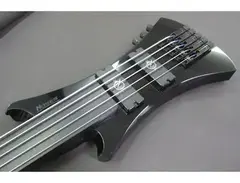 Custom Moses bass fitted with neodymium Q-tuner q2.0 pickups