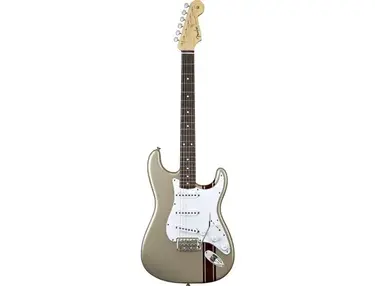 Fender John Mayer Stratocaster-Shorline Gold with Maroon Racing Stripe