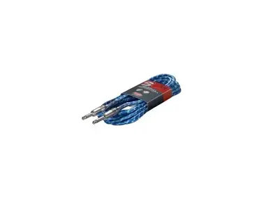 6m S Series Vintage Tweed Instrument Cable - Blue