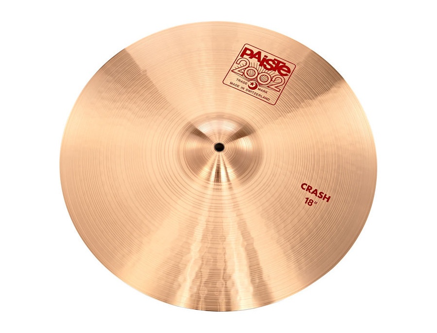 Paiste 18'' 2002 Crash Cymbal - ranked #31 in Cymbals | Equipboard