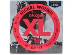 D'Addario EXL157 Nickel Wound Medium Baritone Guitar Strings 14-68