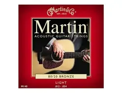 Martin & Co. M140 80/20 Bronze Acoustic Guitar Strings Light