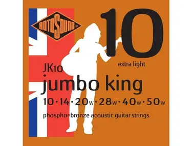 Rotosound JK10 Jumbo King Acoustic Guitar Strings (10-50)