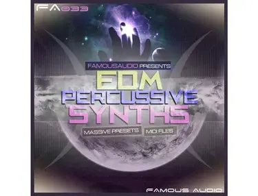 Famous Audio EDM Percussive Synths: Massive Presets