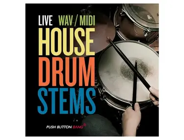 Push Button Bang Live House Drum Stems