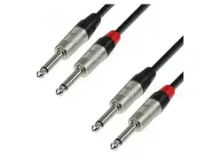 Adam Hall Double Jack Cable KL2-KL2 3 meter cable main image