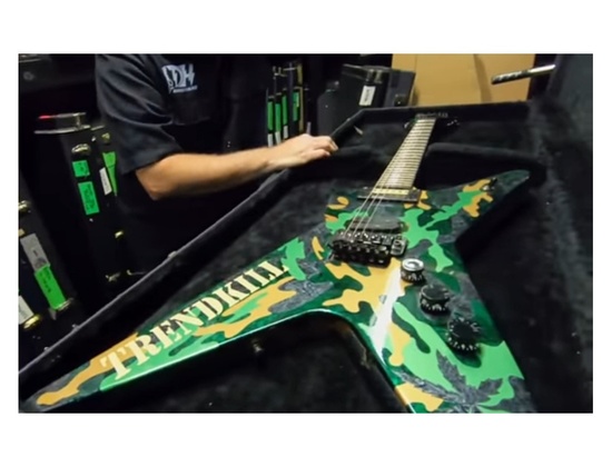 Dean Razorback Dimebag Lone Star Electric Guitar with Floyd Rose