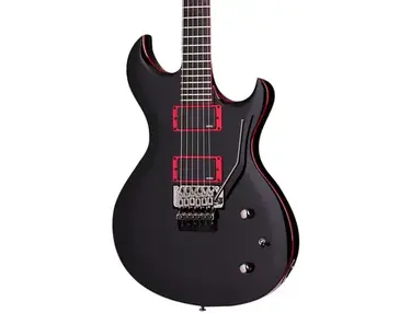 Schecter Guitar Research Jinxx Prowler Recluse Electric Guitar with Floyd Rose Black