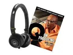 Akg Quincy Jones Q460 Headphones With Q On Producing Book Black main image