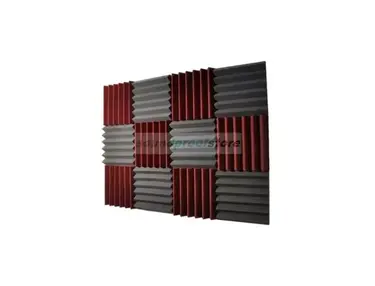 2x12x12 (12 Pk) Acoustic Wedge Soundproofing Studio Foam Tiles