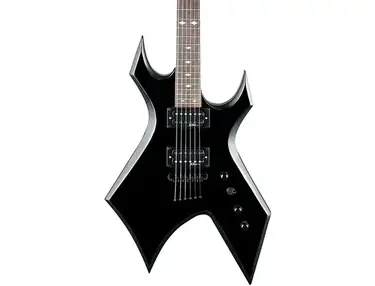 B.C. Rich Warlock Edge Electric Guitar Black W/Satin Bevels