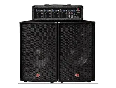 Harbinger M120 4 Channel Mixer with Speakers