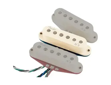 Fender Single N3 Noiseless Stratocaster Middle Pickup White Covers