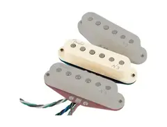 Fender Single N3 Noiseless Stratocaster Middle Pickup White Covers main image