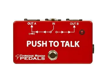 Throne Room Pedals Push To Talk Box Momentary Xlr A/B Switcher