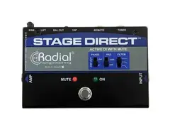 Radial Engineering Stagedirect Active Di Box W/ Footswitch Mute And Tuner Out