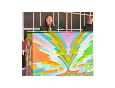 Paul McCartney's Psychedelic Painted Knight K-15 Piano