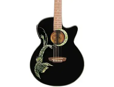 Luna Fauna Phoenix Folk Style Cutaway Acoustic-Electric Guitar