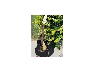 Fender Malibu 1960s Acoustic Guitar (Black)