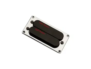 Lace Sensor Dually 'T Plus' Boutique Red/Red Humbucker with Chrome Mounting Plate