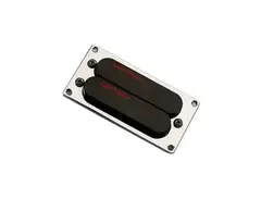 Lace Sensor Dually 'T Plus' Boutique Red/Red Humbucker with Chrome Mounting Plate main image