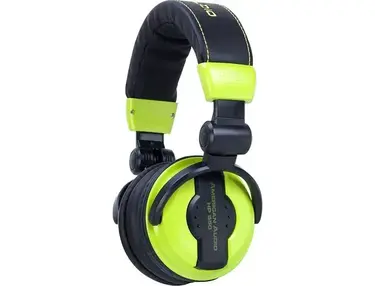 American Audio HP550 Professional Studio Headphones Lime