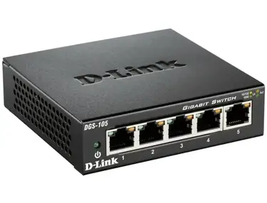 D-Link DGS-105 5-Port Gigabit Switch