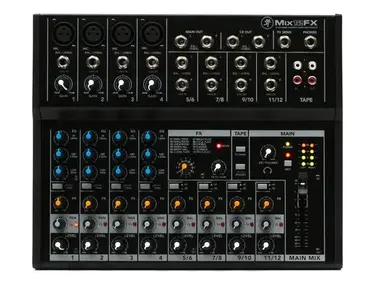 Mackie Mix12FX 12-Channel Compact Mixer with Effects