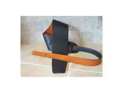 Italia Leather Straps: 4" Guitar-Bass Strap