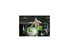 Orange County Drums and Percussion Type 4 Glowstick Green Acrylic Kit main image