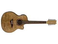 Dean Exotica Quilt Ash A/E 12 String Guitar - GN main image