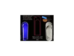 Big Heart Hand Blown Glass Slide main image